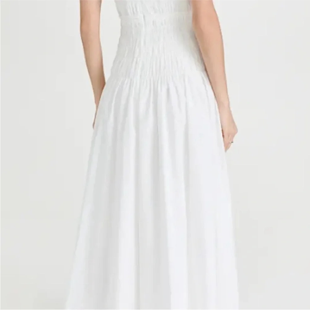 Rebecca Taylor white smocked cotton dress - Picture 4 of 15